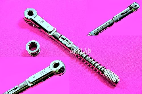 ArtLab -Juego de llaves dinamométricas y trinquete de implante dental de primera calidad de 10-50 Ncm para instrumentos dentales (llave de torsión