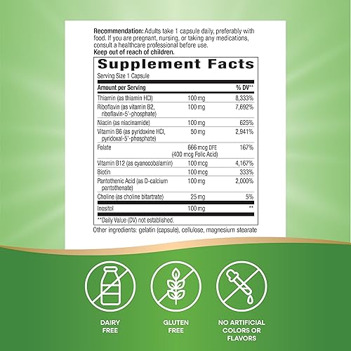 Miniatura 2 de Natures Way Vitamina B-100 Complejo 100 Cápsulas