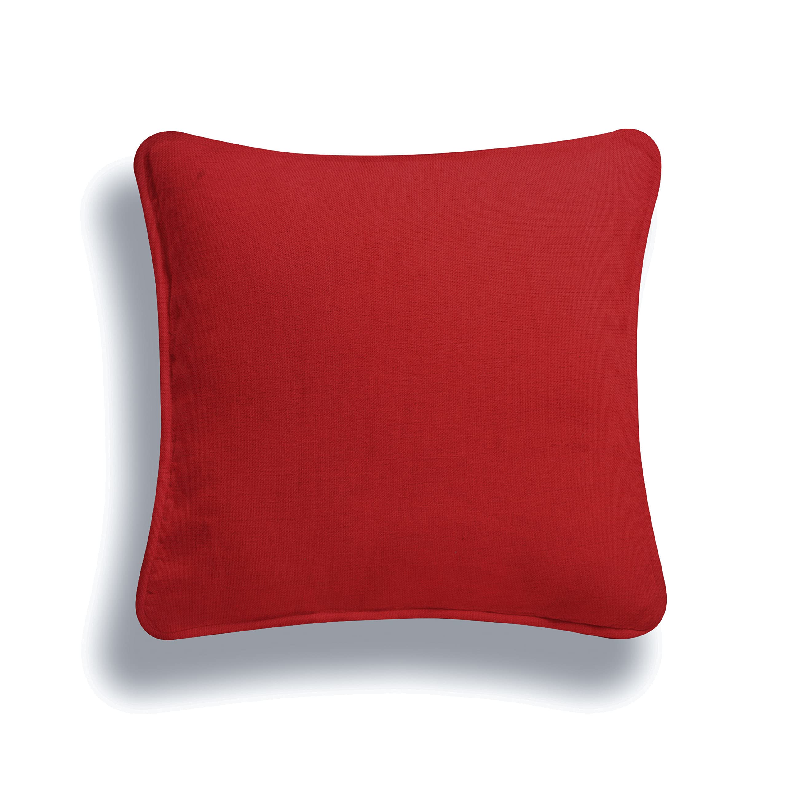 Arlinens Red Duck Quality Plain Dyed 100% Cotton Cushion Cover In Following Colour And Sizes: (18"X18", )