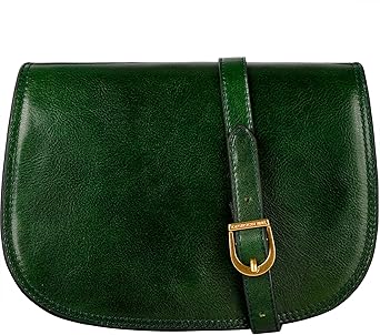 ② Leren Crossbody Tas Dames - Cognac Bruin Schoudertas - Sacs | Sacs à