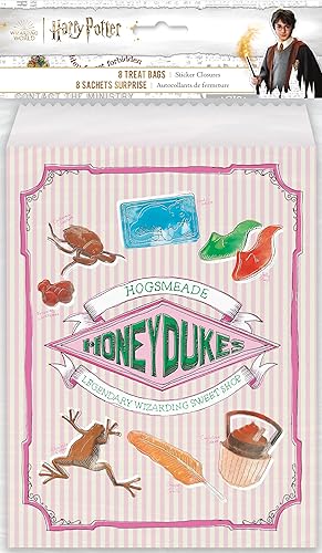 Miniatura 5 de Unique Paquete de bolsas de golosinas de Harry Potter, 24 bolsas de regalo de Harry Potter, lista de verificación, bolsas de regalos de cumpleaños,