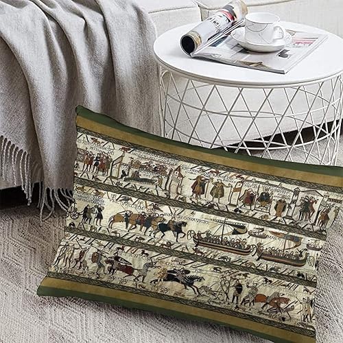 Miniatura 5 de Synthwave Bayeux - Fundas de almohada decorativas de 12 x 20 pulgadas, decoración del hogar, almohada estética para dormitorio, sala de estar,