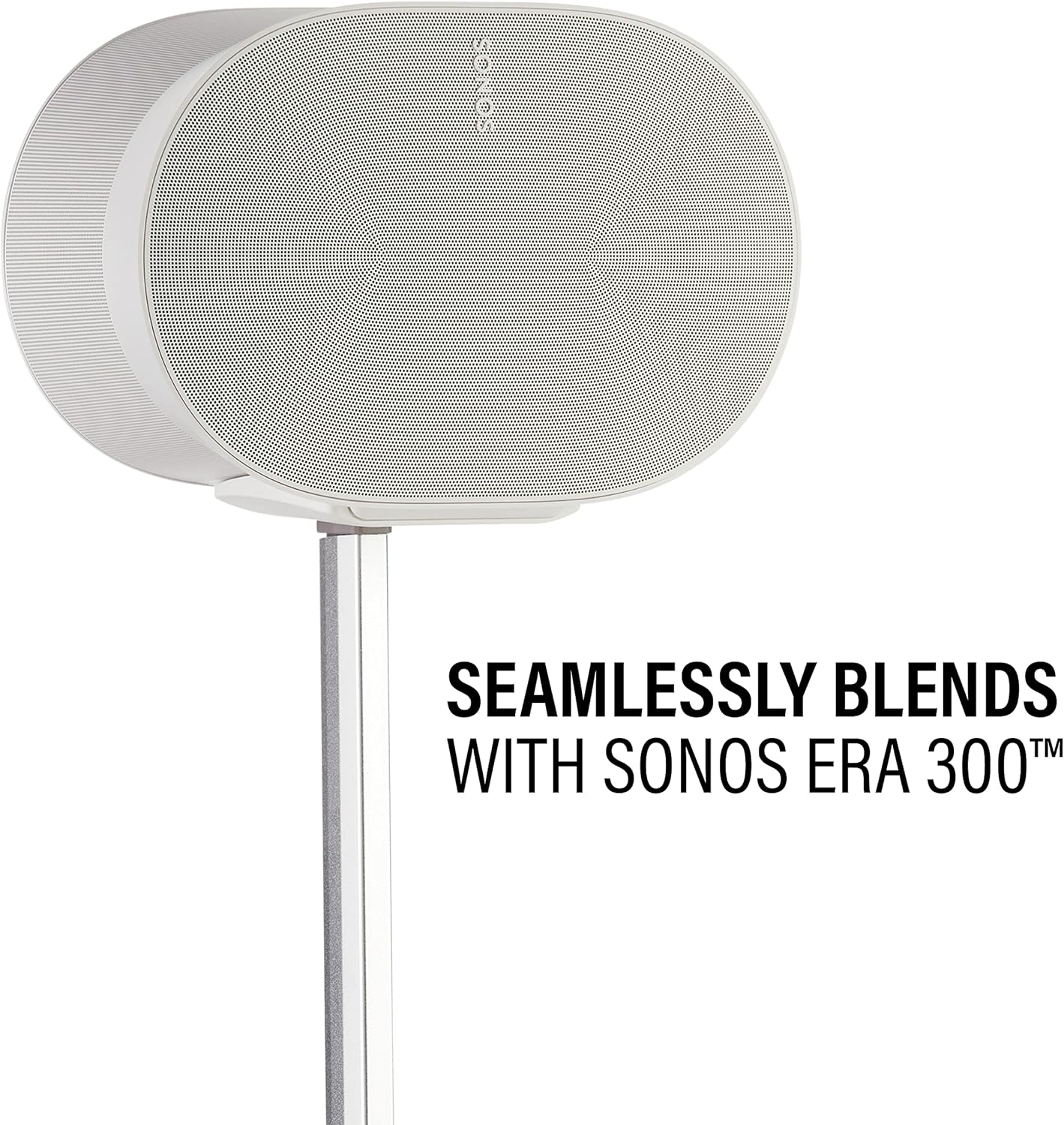 Sanus Height Adjustable Speaker Stand for Sonos Era 300 Single WSSE3A1