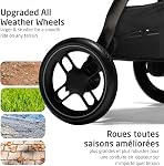 Maxi-Cosi Nouvelle génération Zelia Luxe 5-in-1 Système de transport modulaire, mode de transport, siège pour tout-petit réversible, siège Mico pour bébé (inclus), roues tout-terrain améliorées, utilisation dès la naissance – Bassalt Noir