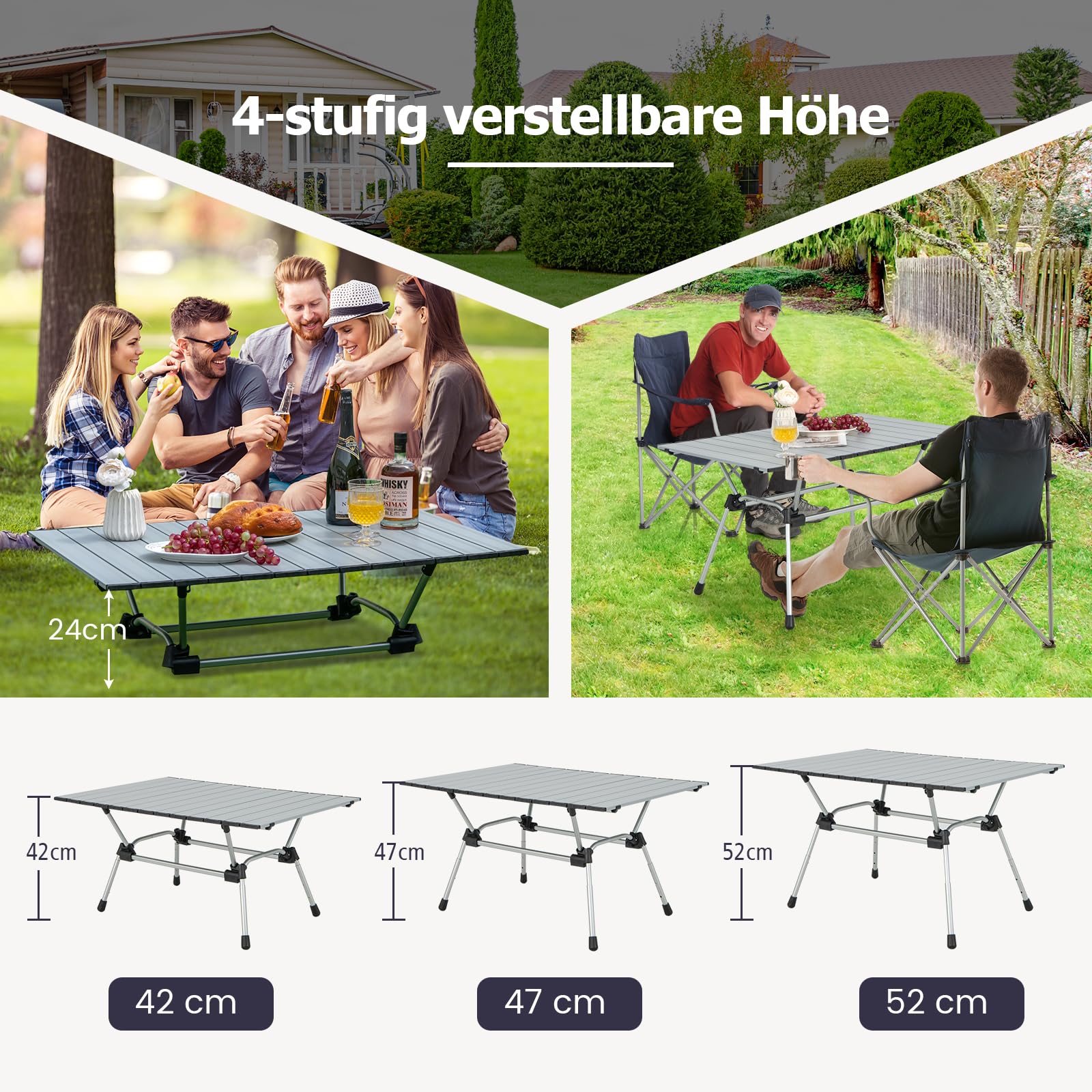 Opvouwbare Campingtafels voor Buiten Gebruik