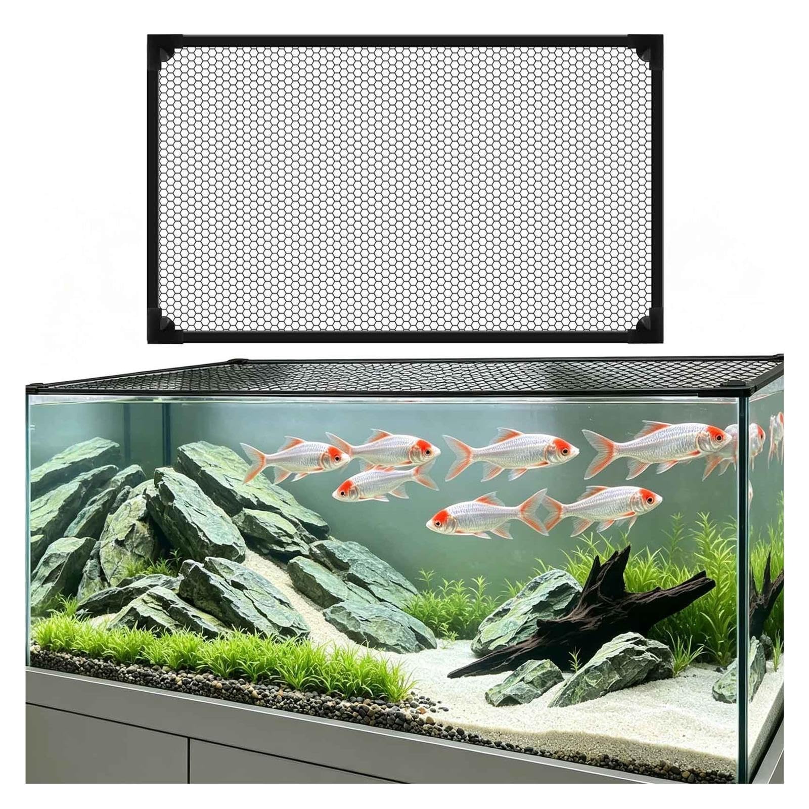 DIY Fish Tank Lid Protective Net, To Fish Jumping Out