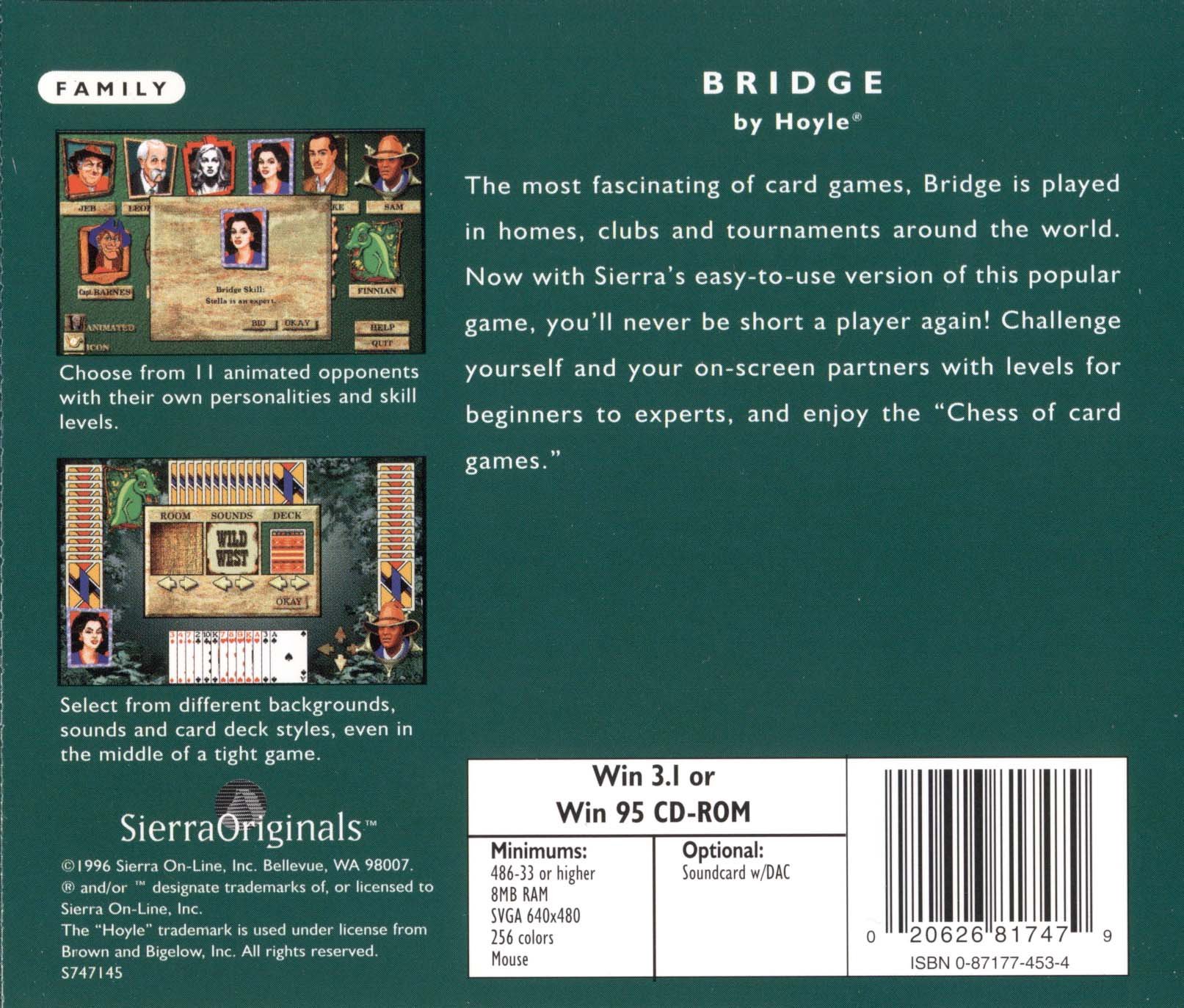 Hoyle Bridge by Sierra Originals