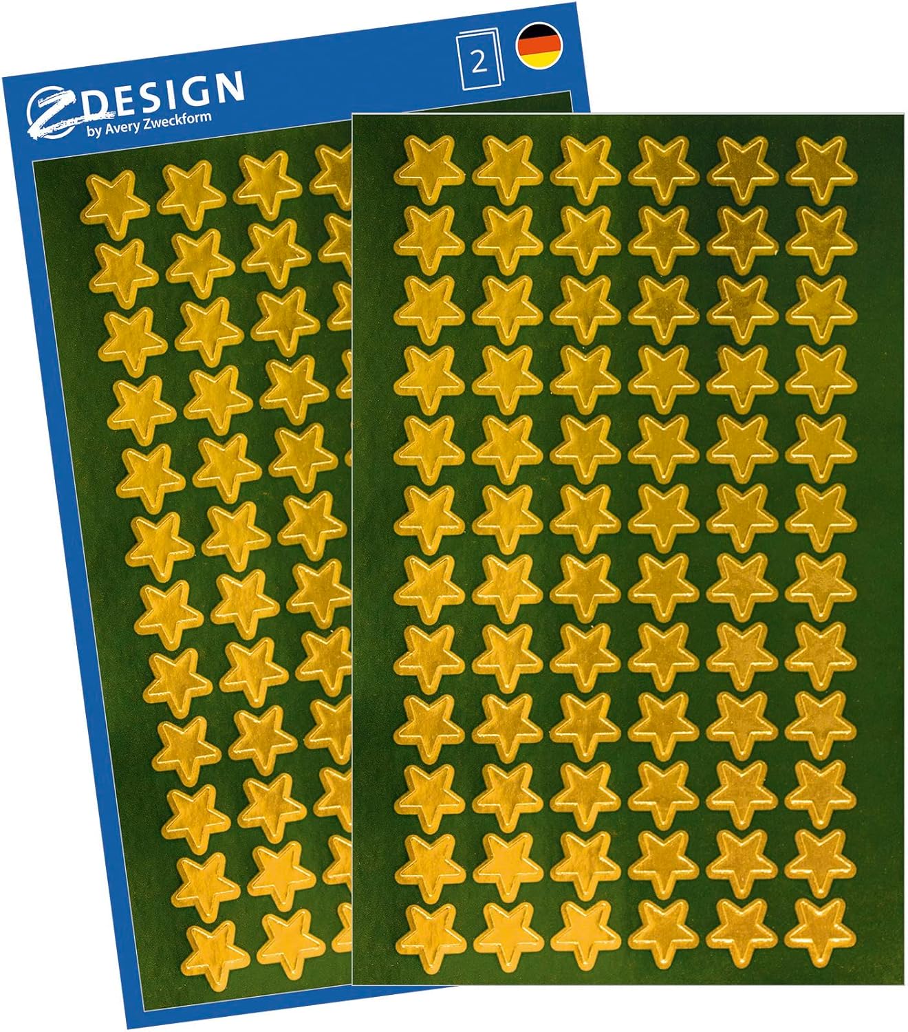 Avery Zweckform 52805 144 Stickers Christmas Stars Wall Stickers