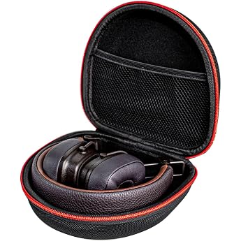 Protective Case for Marshall Major IV/III/II Mid Monitor Bluetooth Foldable Headphones Storage Bag Red Zip