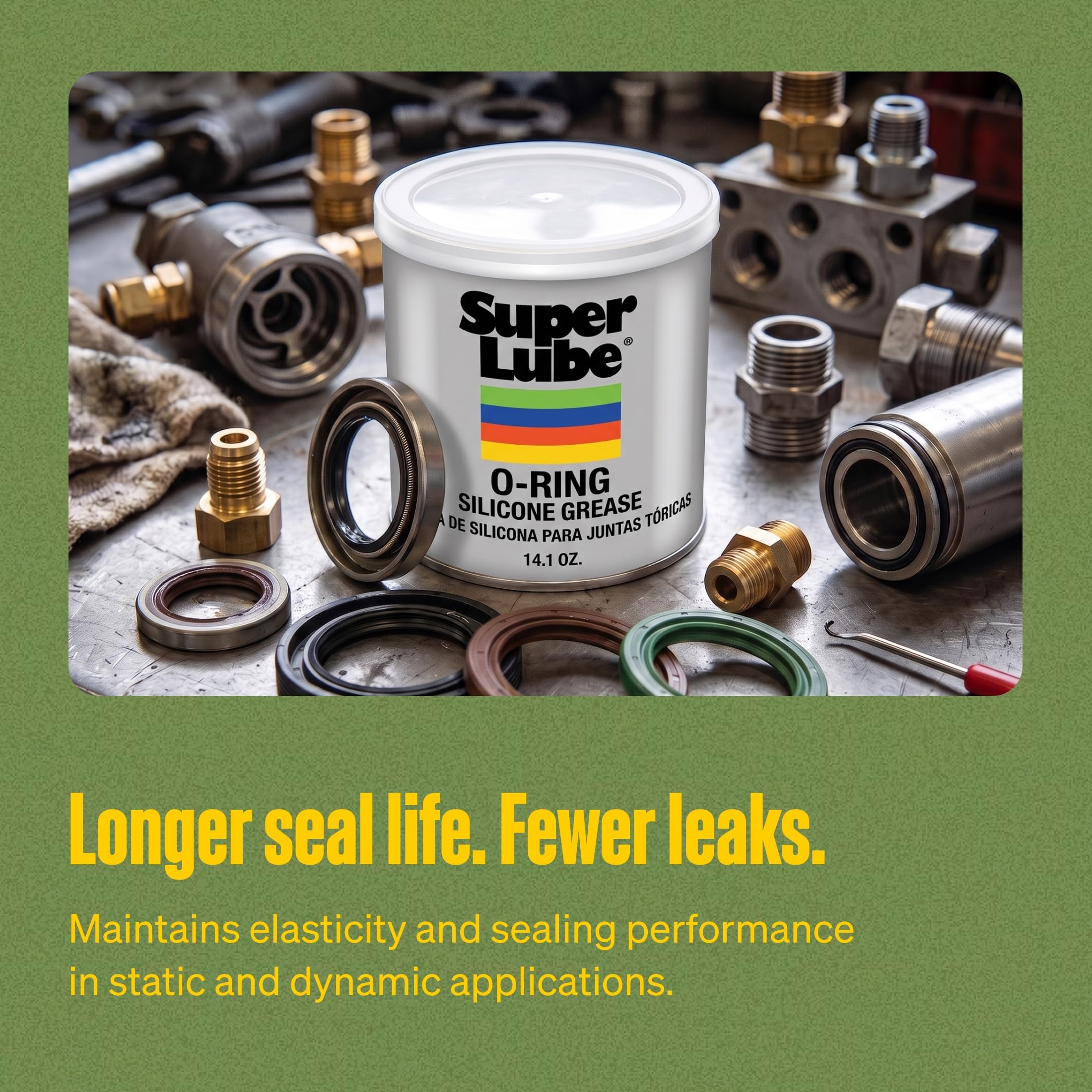 Super Lube O-Ring Silicone Grease - Waterproof & Heat Resistant -4 Super Lube O-Ring Silicone Grease - Waterproof & Heat Resistant -4