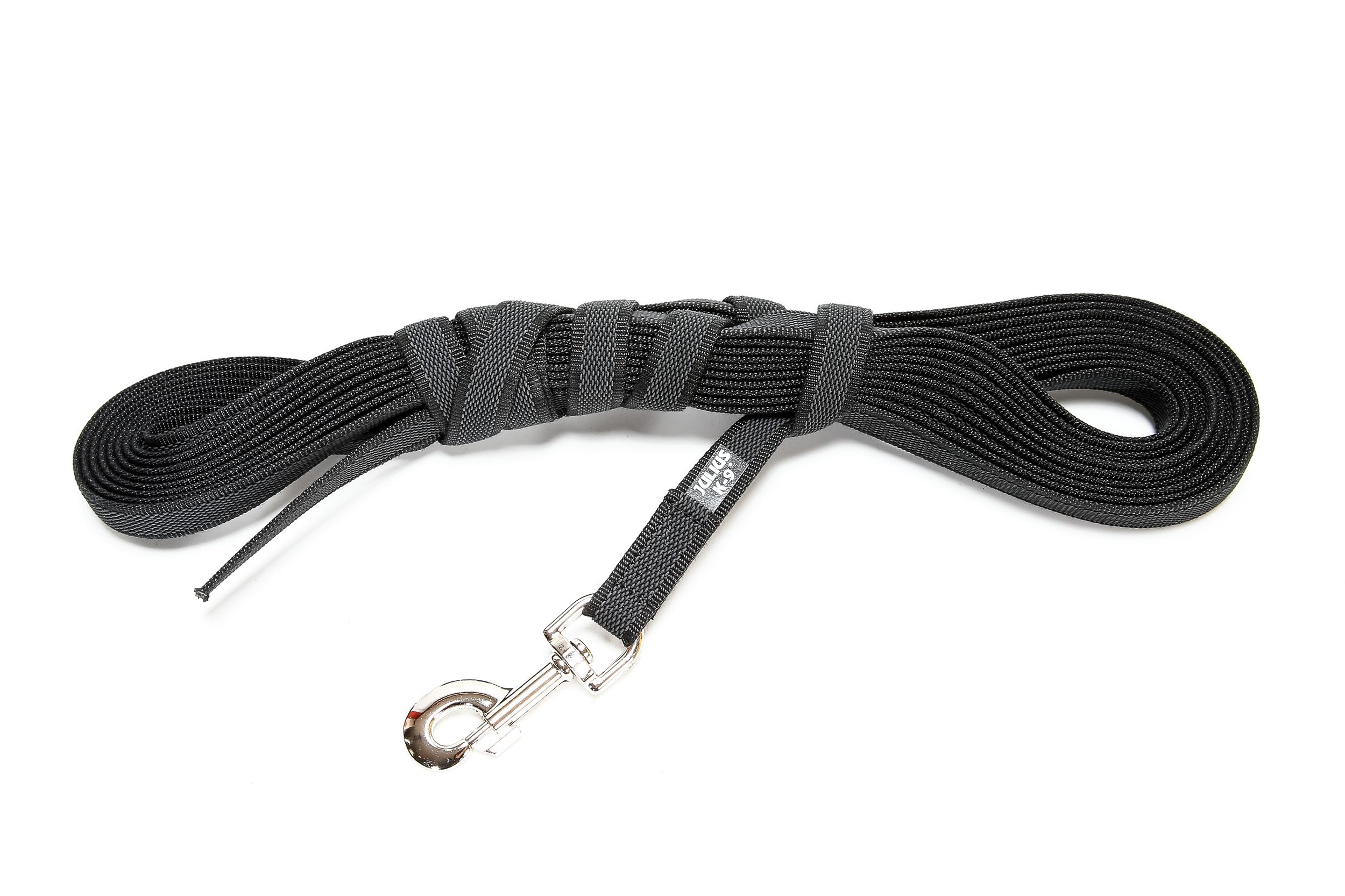 Color & Gray Super-Grip Leash without Handle, 14 mm x 2 m, Black-Gray — view 6