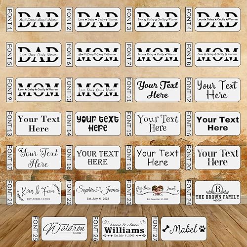 Miniatura 3 de Letreros personalizados de madera 3D, decoración del hogar, regalos con texto, letreros de madera personalizados, tablero familiar de bienvenida