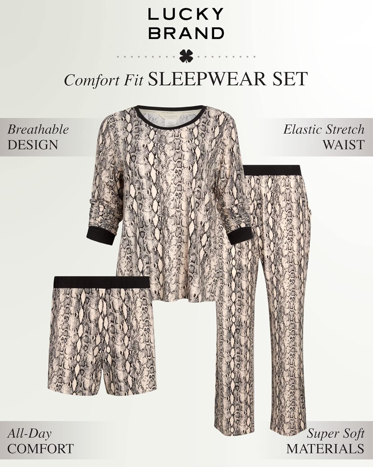 Lucky Brand Women's Pajama Set 3Piece - Image 3