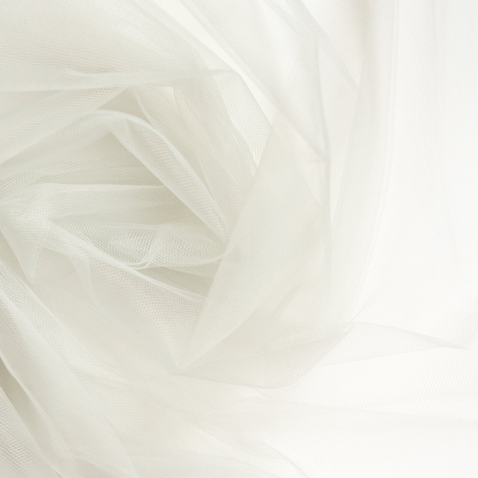 Light Grey Fine Tulle Fabric 300cm Wide - Sold by The metre - net Suitable for Prom, Underskirt, Veil, Pleating & Ruching