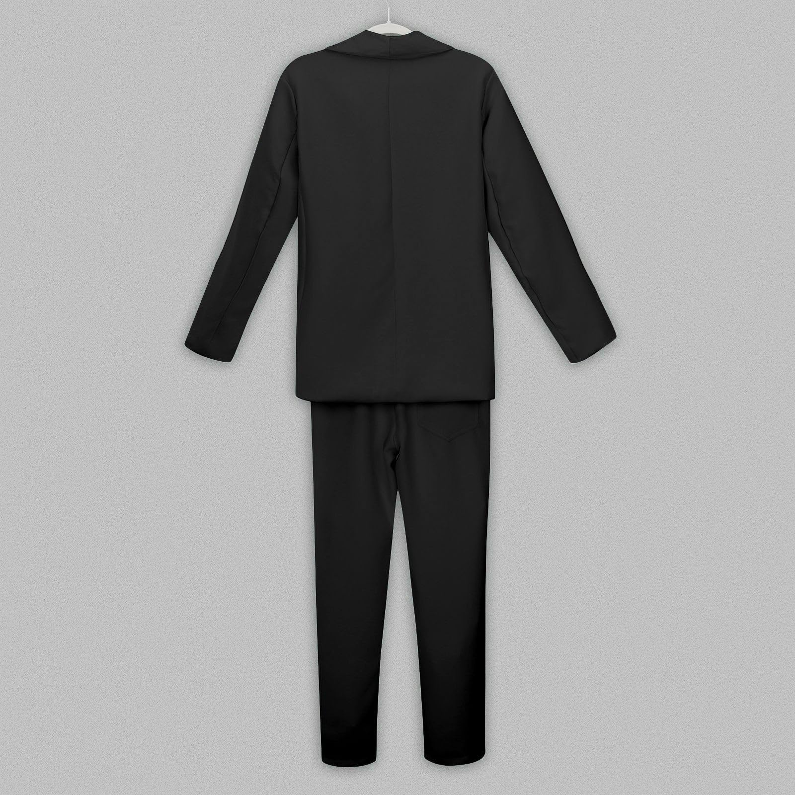 Blazer para niña chaqueta de traje formal color sólido manga larga talla 5-14 años