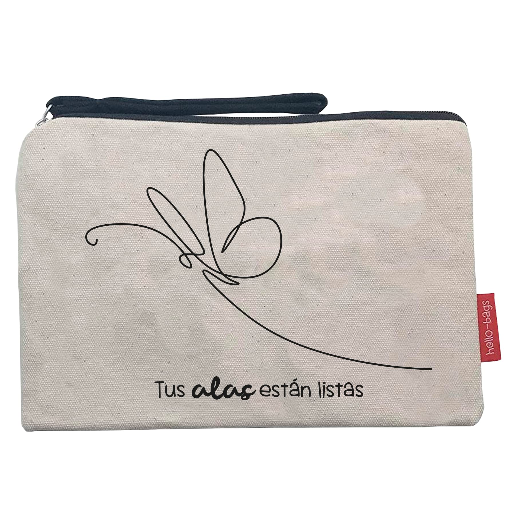 Hello-Bags Women's B-002-tusalas Toiletry Bags/Handbags, Ecru, Medium