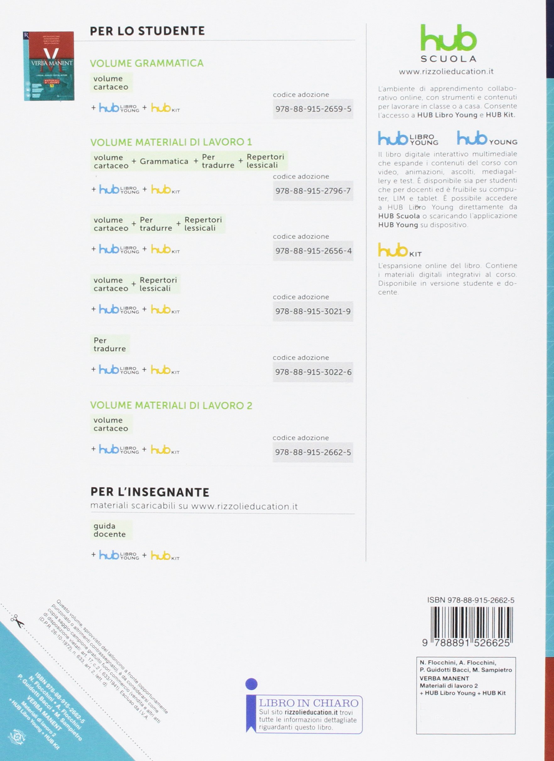 Verba manent. Per le Scuole superiori. Con e-book. Con 2 espansioni online. Esercizi (Vol. 2)