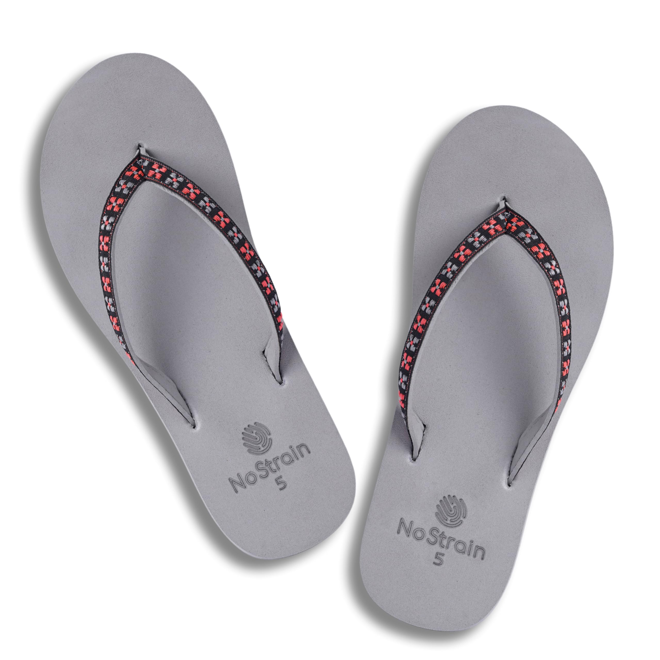 nostrain Women's Arch Support Slippers - Comfortable Jacquard Fabric Flip Flops for Ladies | Lightweight EVA Sole Daily Wear Chappal | Orthopedic Soft Slip-On Footwear-picture-10