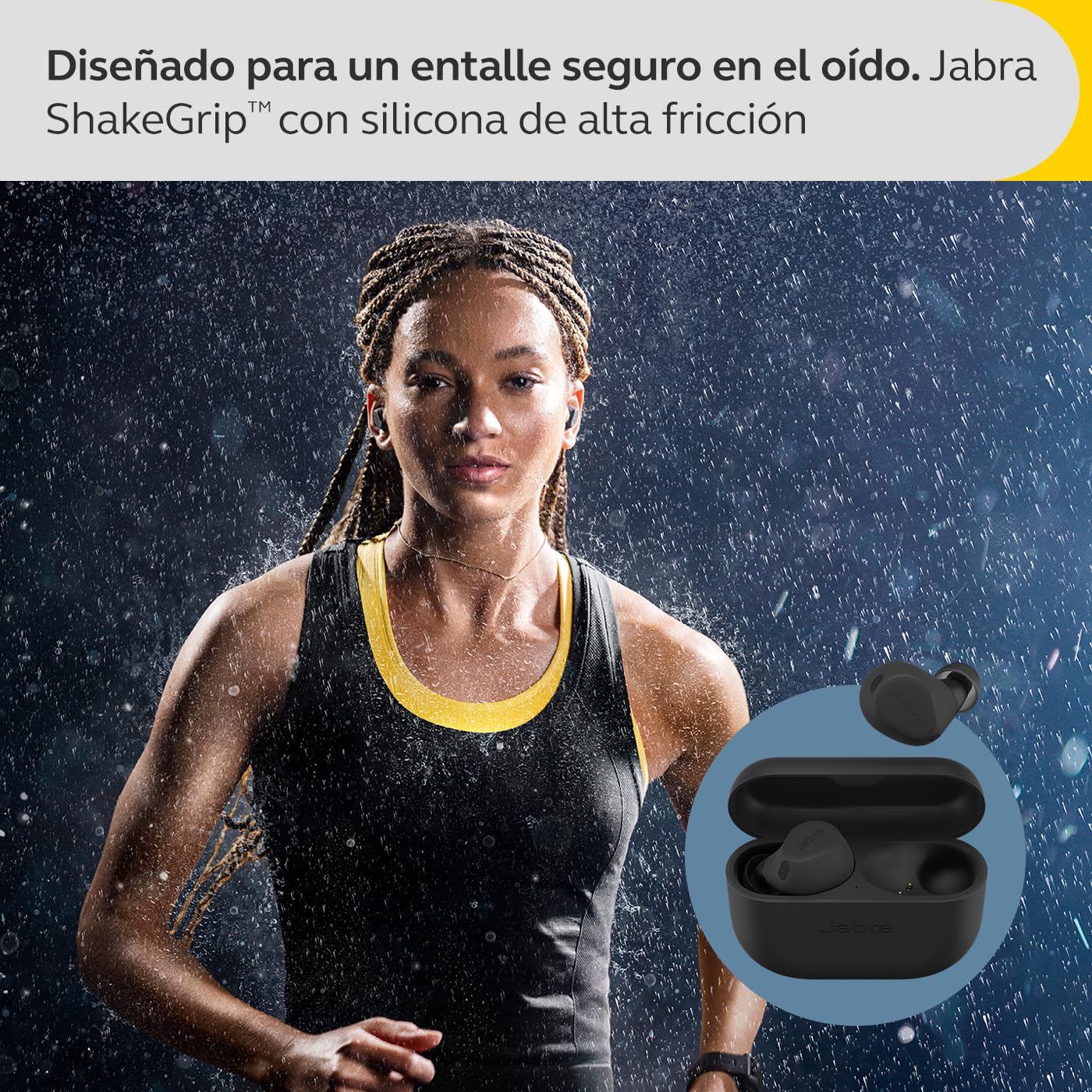 Jabra Elite 8 Active Auriculares Inalámbricos Bluetooth Intrauditivos con Cancelación Activa de Ruido Híbrida y Adaptativa, Negro (Black)