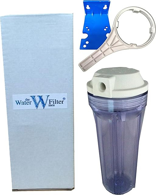Water Filter Housing 1/4" Ports For Undersink/Other Water Filtering Fits all 10" water filters