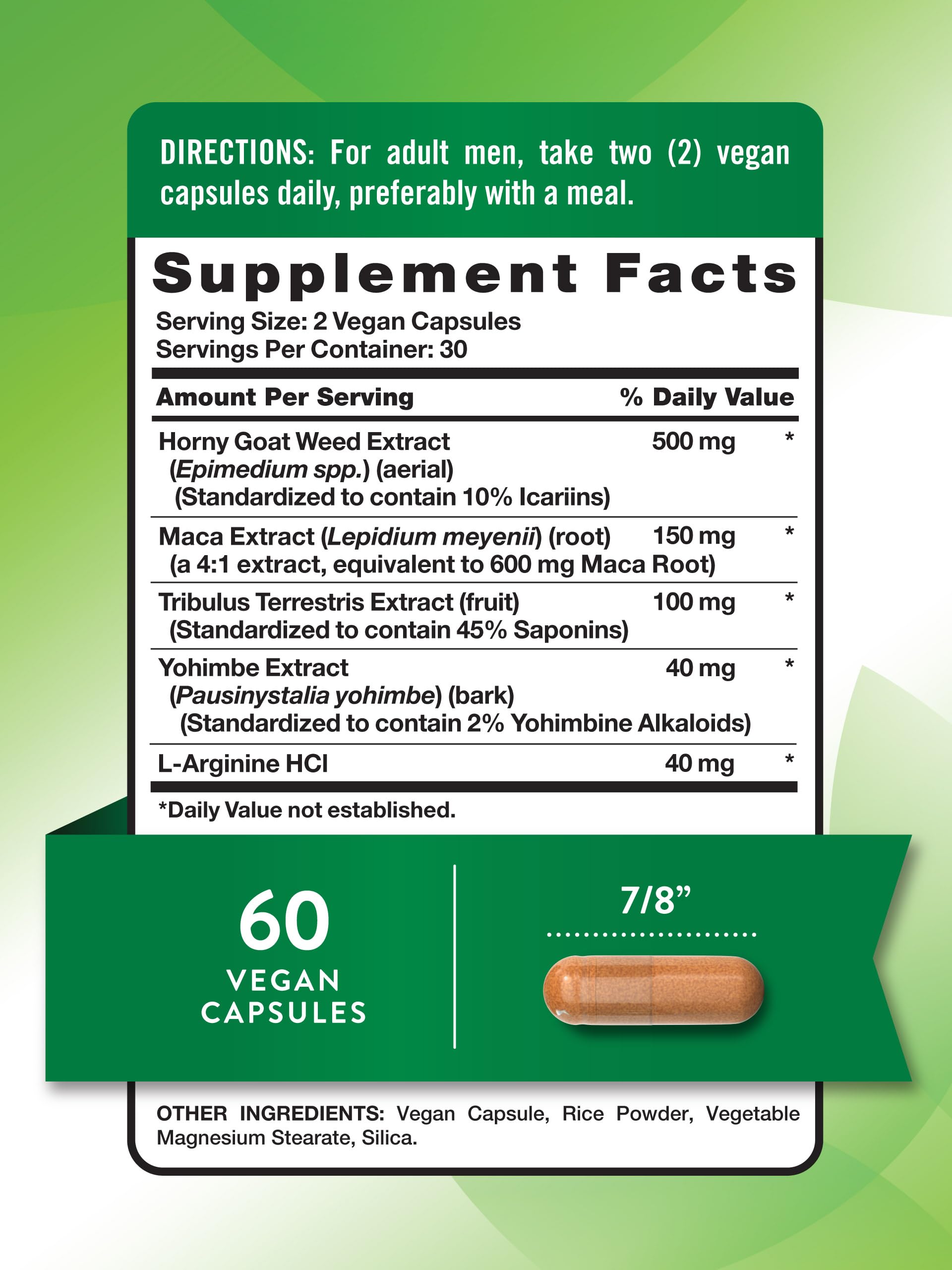 Nature's Truth Horny Goat Weed with Maca | 60 Powder Extract Capsules — Amazon image 2