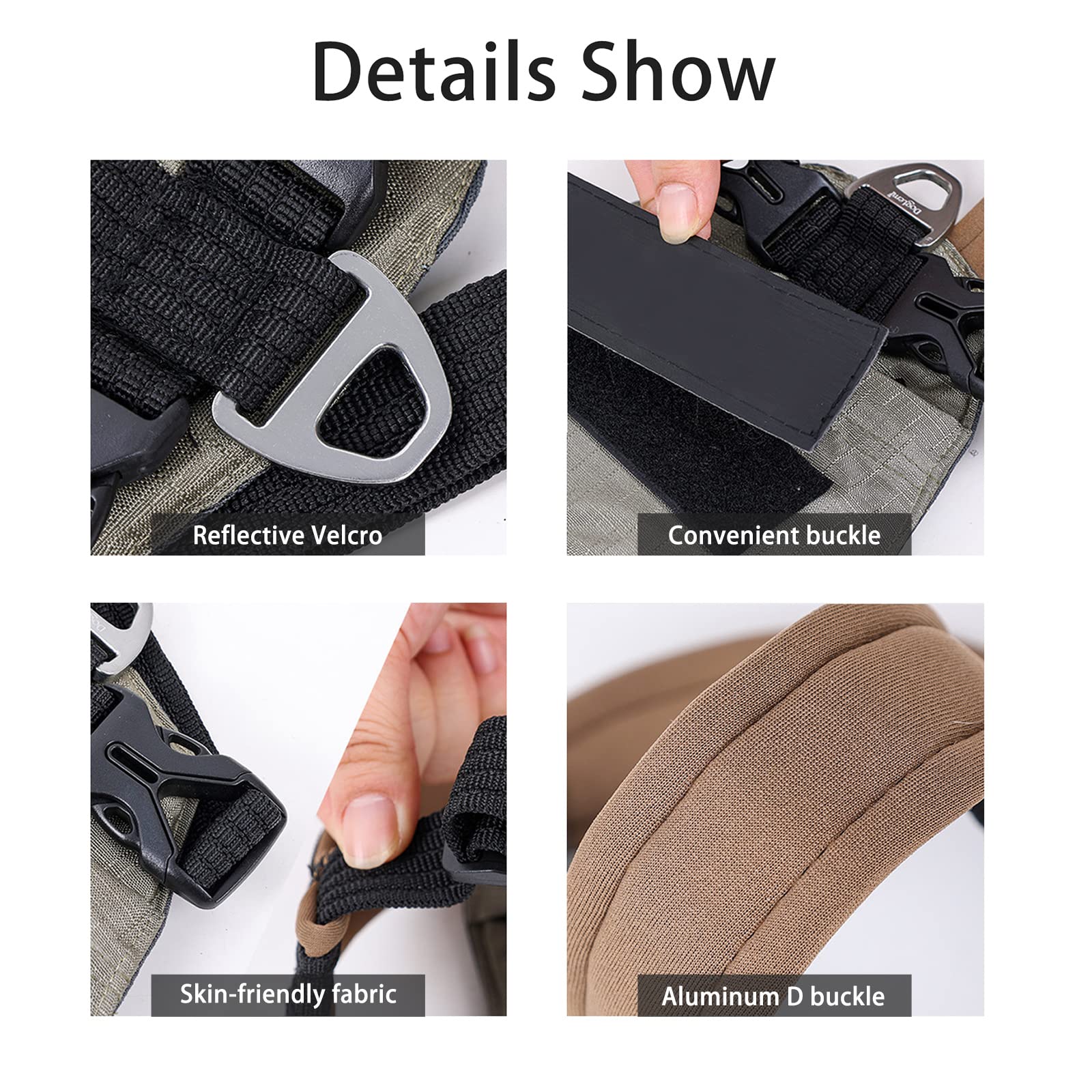 Pettorina per Cani Pettorina per Animali Domestici Gilet Regolabile per Cani Gilet Oxford Riflettente per Animali Domestici All'aperto con Maniglia di Controllo Facile