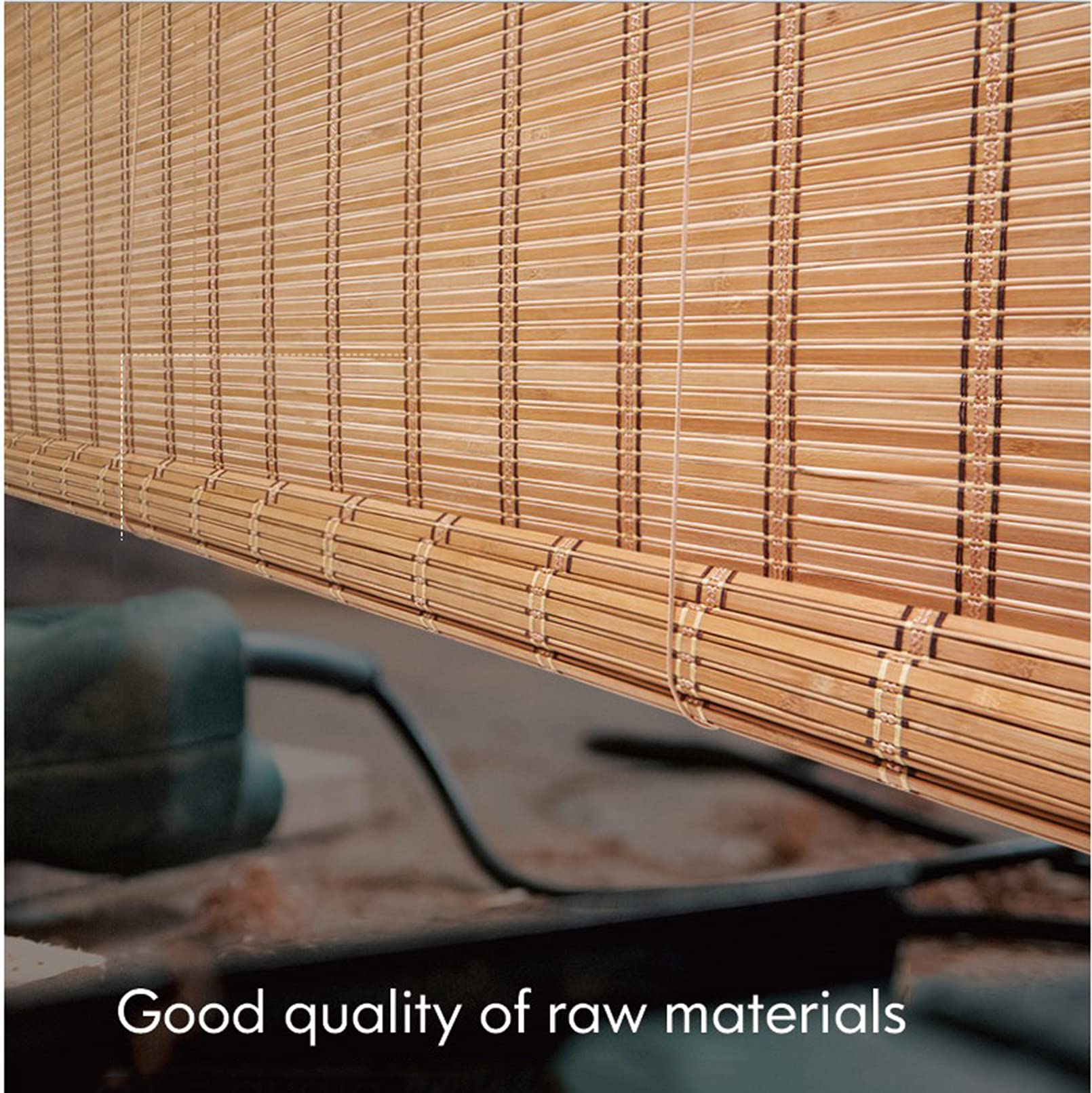 Rideau En Bambou Rétro,Rideau Occultant En Bambou,Stores à Enroulement En Bambou,Stores Venitien Bois,Stores À Rouleaux Romains,Respirant/écologique,pour Jardins,Personnalisées (120x140cm/47x55in)