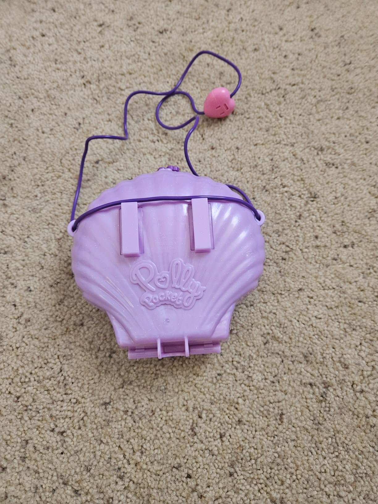 Power Sea Shell $5/mo - Finance Polly Pocket Tiny Power Seashell Purse Compact with ...
