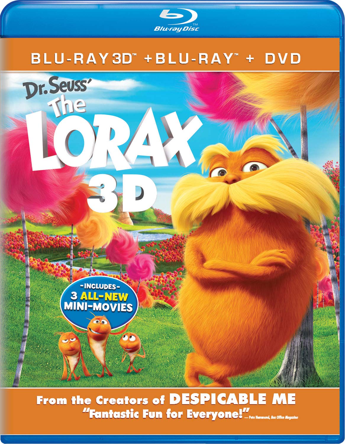 Amazon.com: Dr. Seuss' The Lorax - Blu-ray 3D + Blu-ray + DVD +