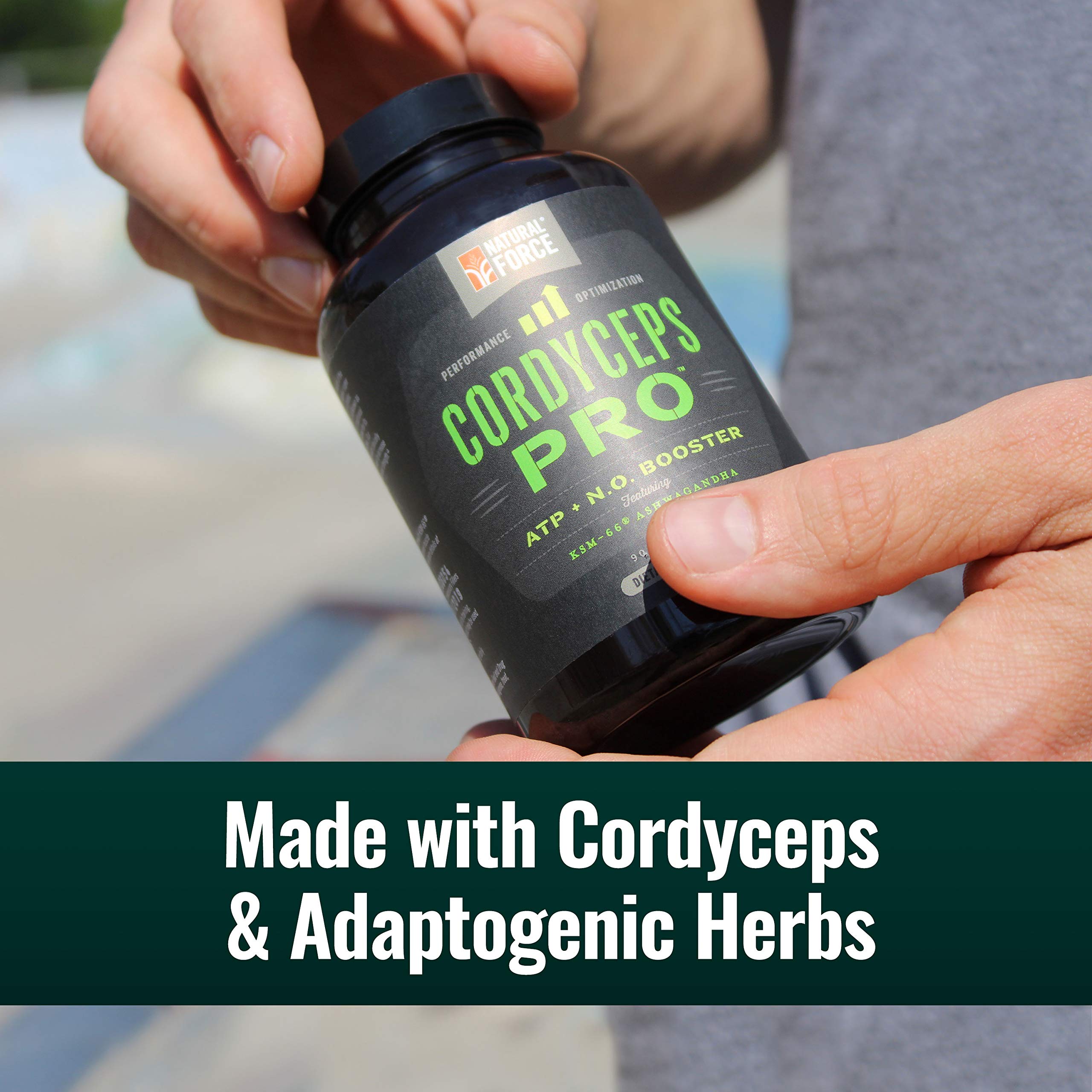 Buy Natural Force Cordyceps Pro Adaptogen Blend, Best NonStim Pre