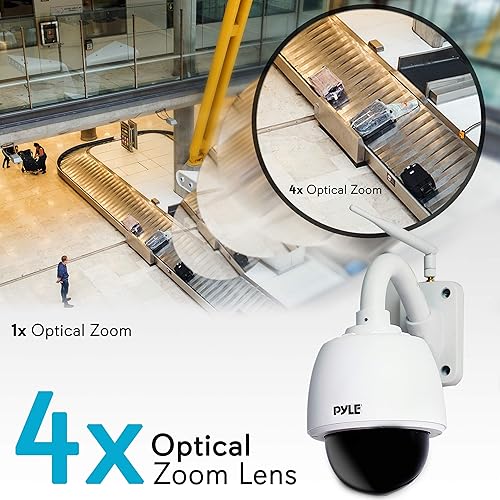 Miniatura 3 de SereneLife Cámara IP al aire libre Zoom óptico-HD 960p con 1.13 oz SD Almacenamiento-Resistente a la intemperie Wifi Inalámbrico Seguridad