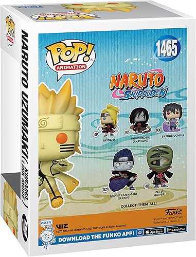 Miniatura 4 de Funko Pop Chase Naruto Shippuden - Figura de Naruto Uzumaki (Modo Link Kurama) (GITD) (exclusivo de anime AA)