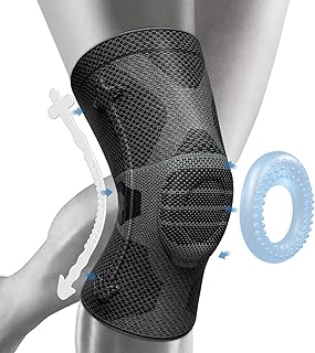 Sponsored Ad – Professional Knee Brace for Pain Relief, Medical Knee Compression Sleeve, Knee Support with Horizontal Knit Tech for Meniscus Tear, ACL, Arthritis, Joint Pain, Runner, Workout