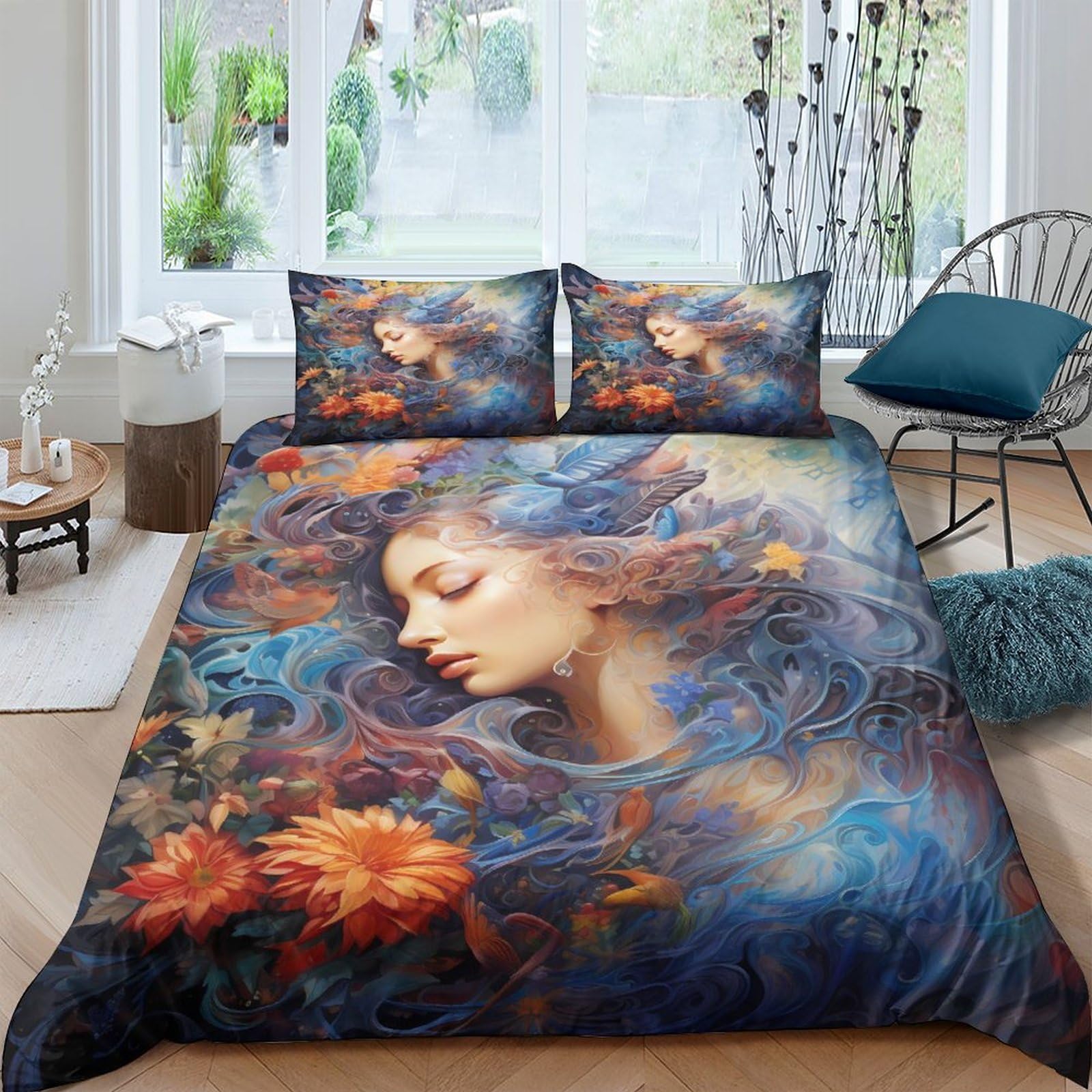 Housse de couette avec fermeture à glissière fini les couettes qui glissent lit 220x240