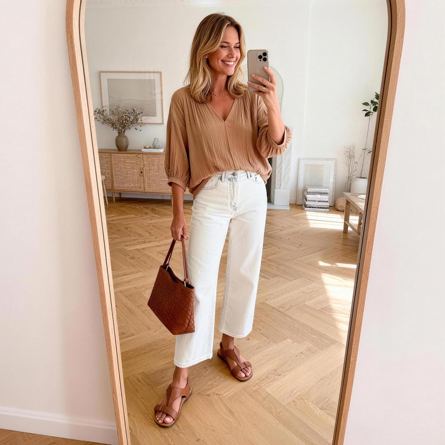 DREAM PAIRS Women Sandals Arch Support T-Strap Orthopedic Flat Sandals Comfortable Walking Beach Summer Shoes - Image 3