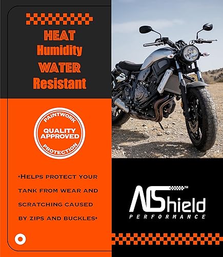 Miniatura 10 de N Shield - Protector de tanque de motocicleta, protector de tanque de gasolina 3D, protector de calcomanía para tanque de gasóleo, combustible para