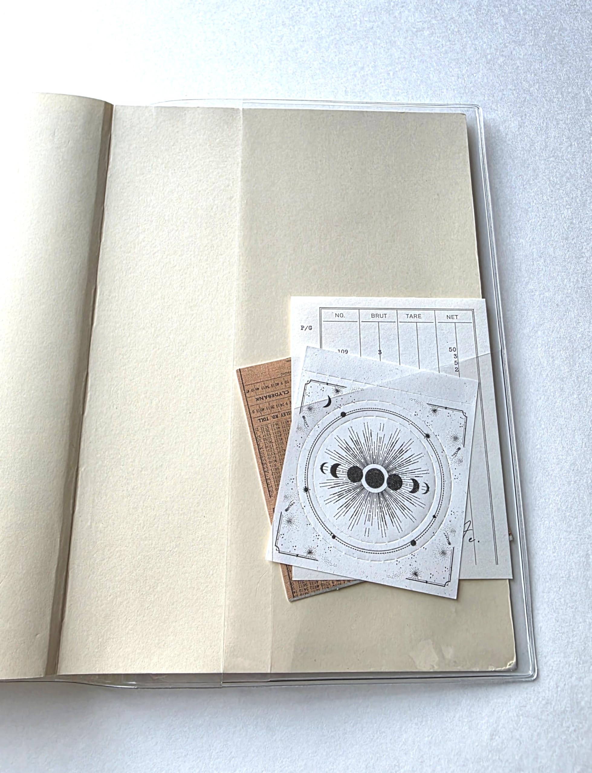 Przezroczysta osłona planera A5, pasuje do A5 Hobonichi Techo na cały rok, A5, wspólny planer, cały rok, A5, Stalogy, cały rok