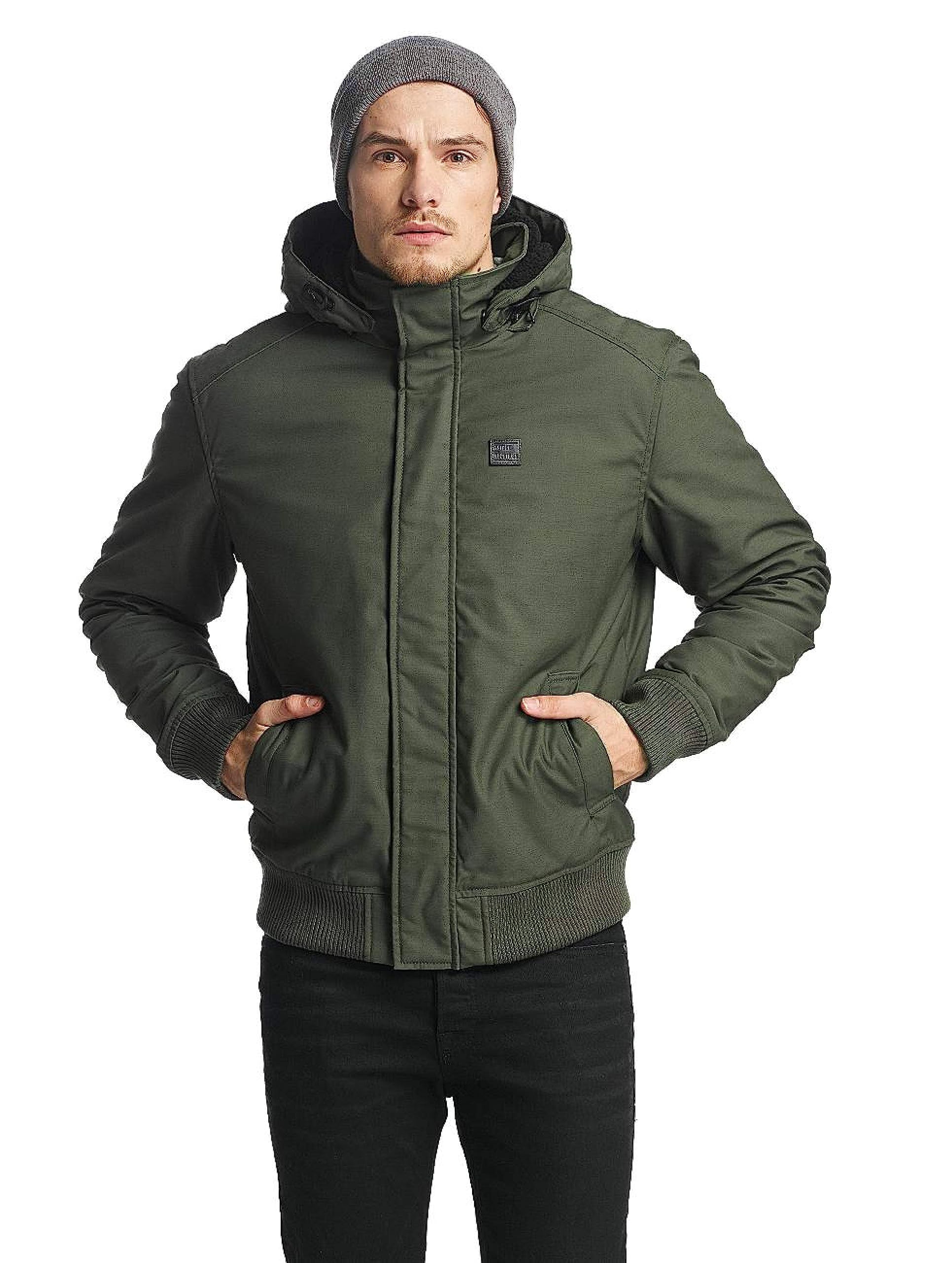 Vintage Industries Men's Olive Hudson Jacket
