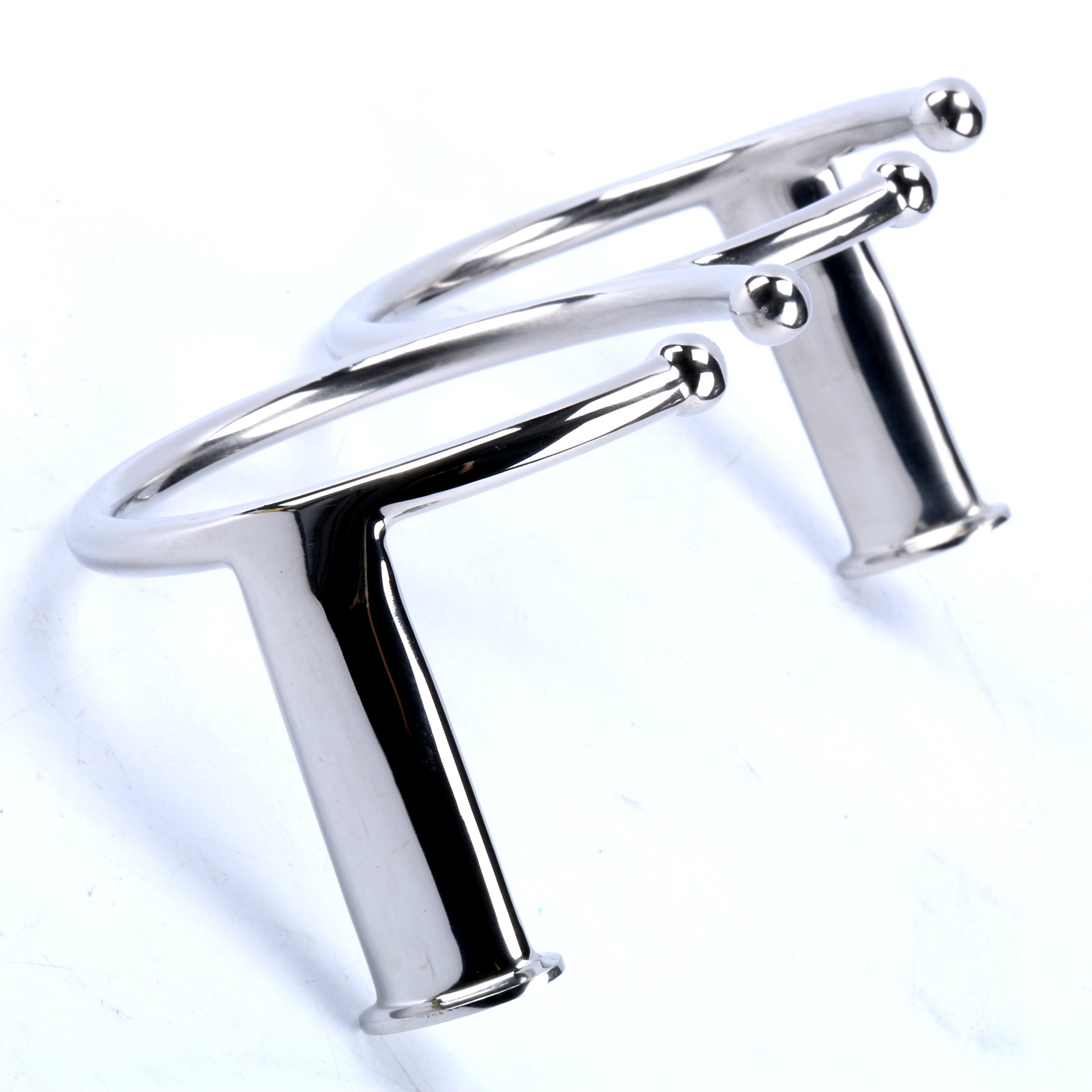Porte-gobelet à Anneau Double En Acier Inoxydable 316 – Diamètre 90 Mm, Hauteur 80 Mm, Pour Bateau, Yacht, Camping-car, Camion