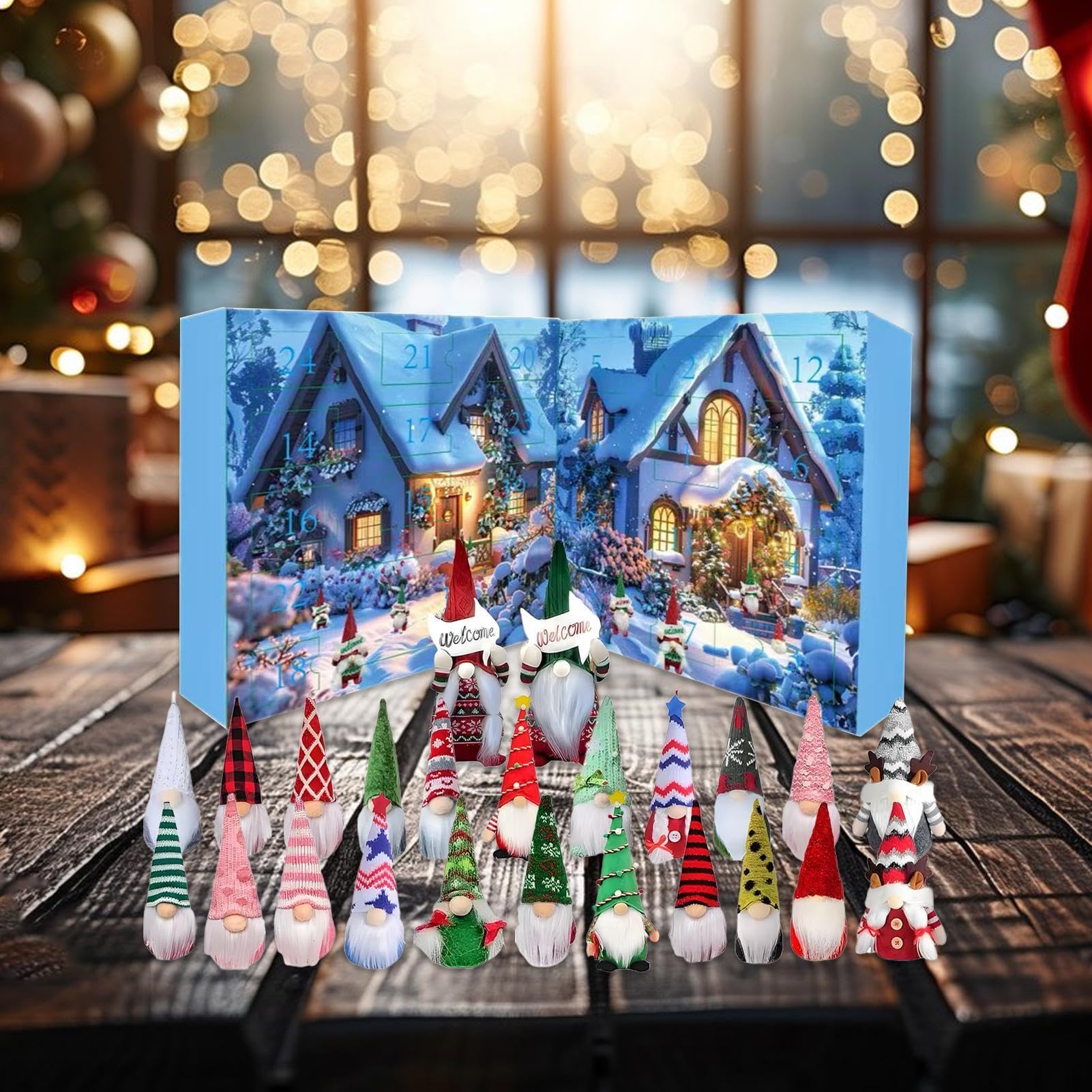 Calendario 'Avvento con di Natale, conto alla rovescia