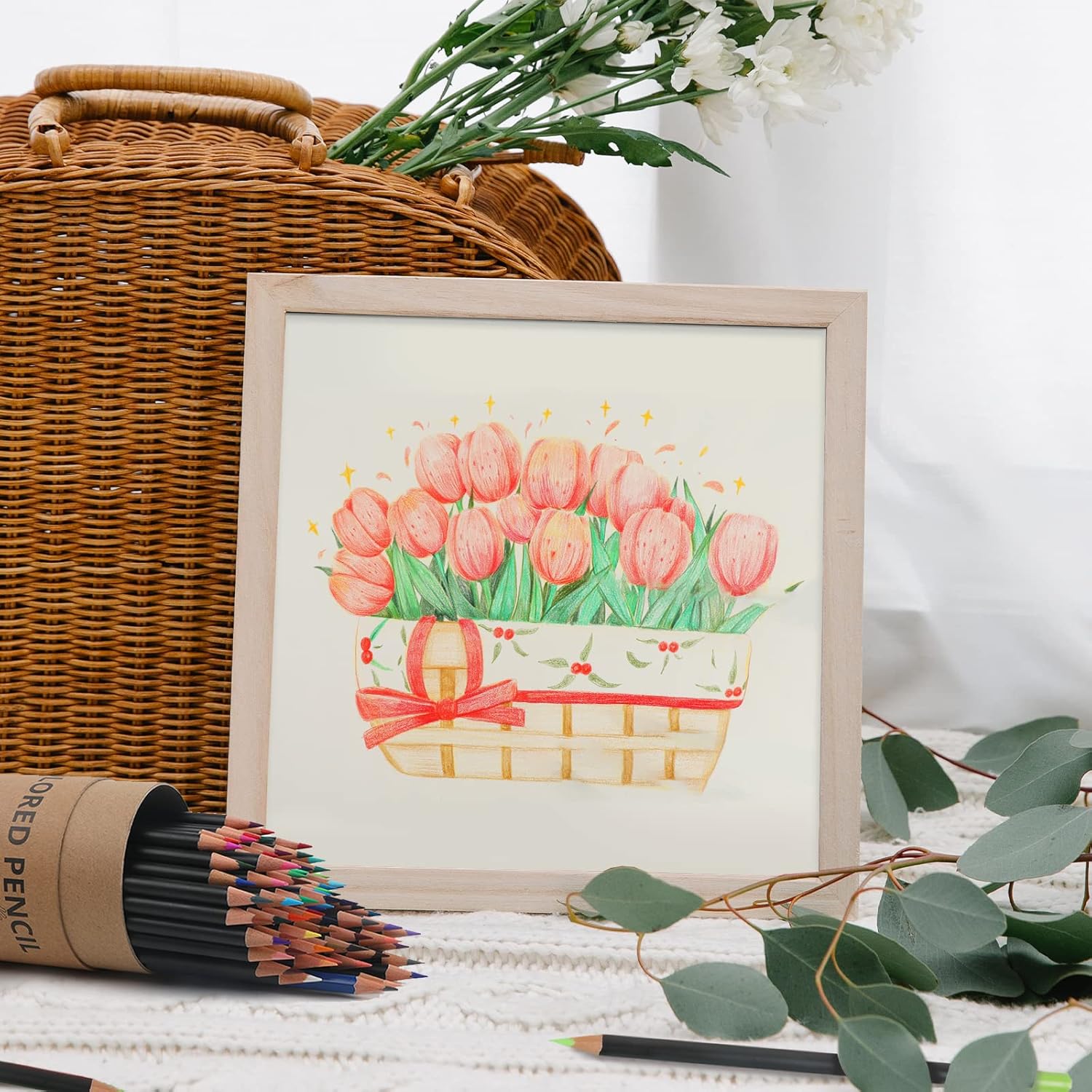 Adult Colouring Coloured Pencils