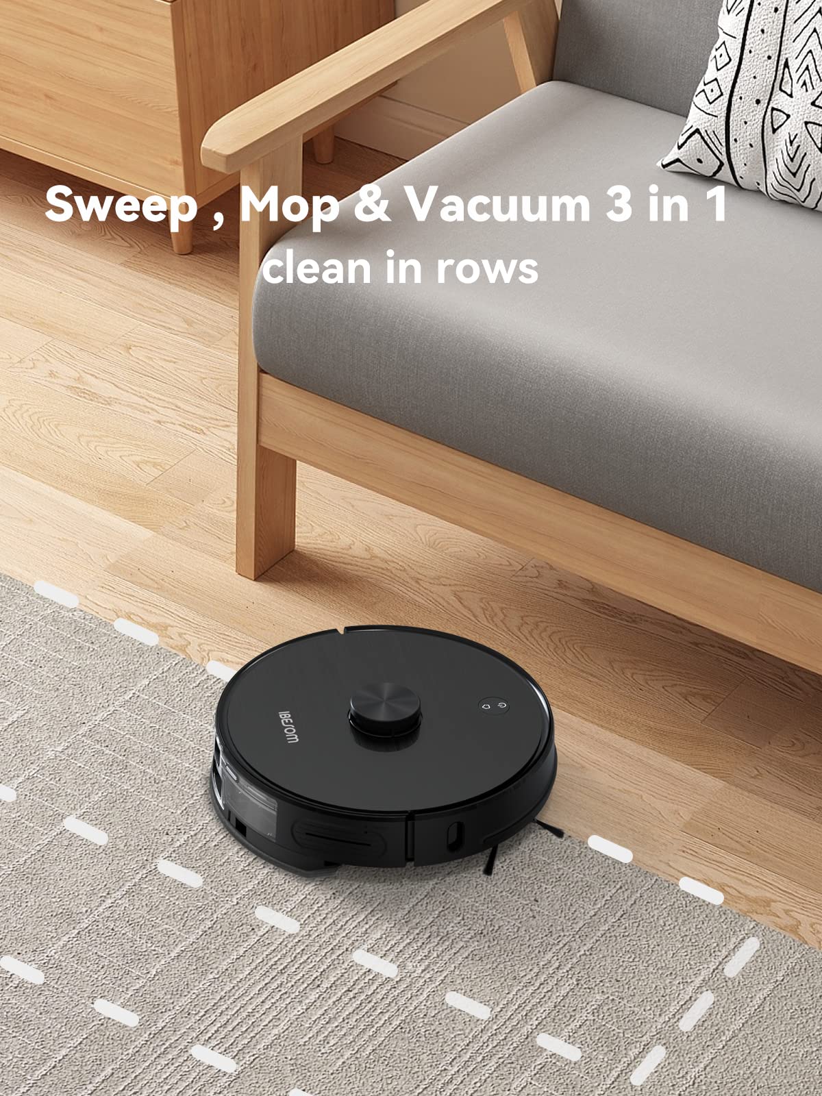 Amazon.co.jp: IBESOM Robot Vacuum Cleaner