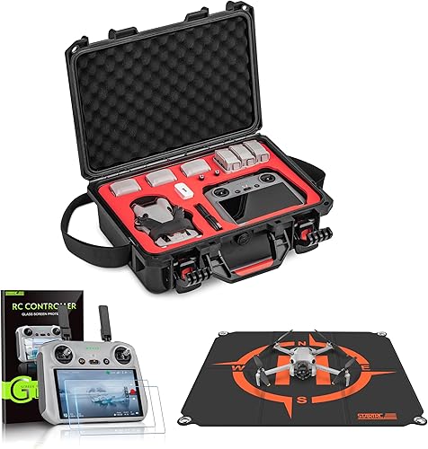 STARTRC Mini 4 Pro Case & Drone Landing Pad & Protector de pantalla Película para DJI Mini 4 ProAir 3Mavic 3 ProMini 3Mini 3 ProAir 2S RCRC 2