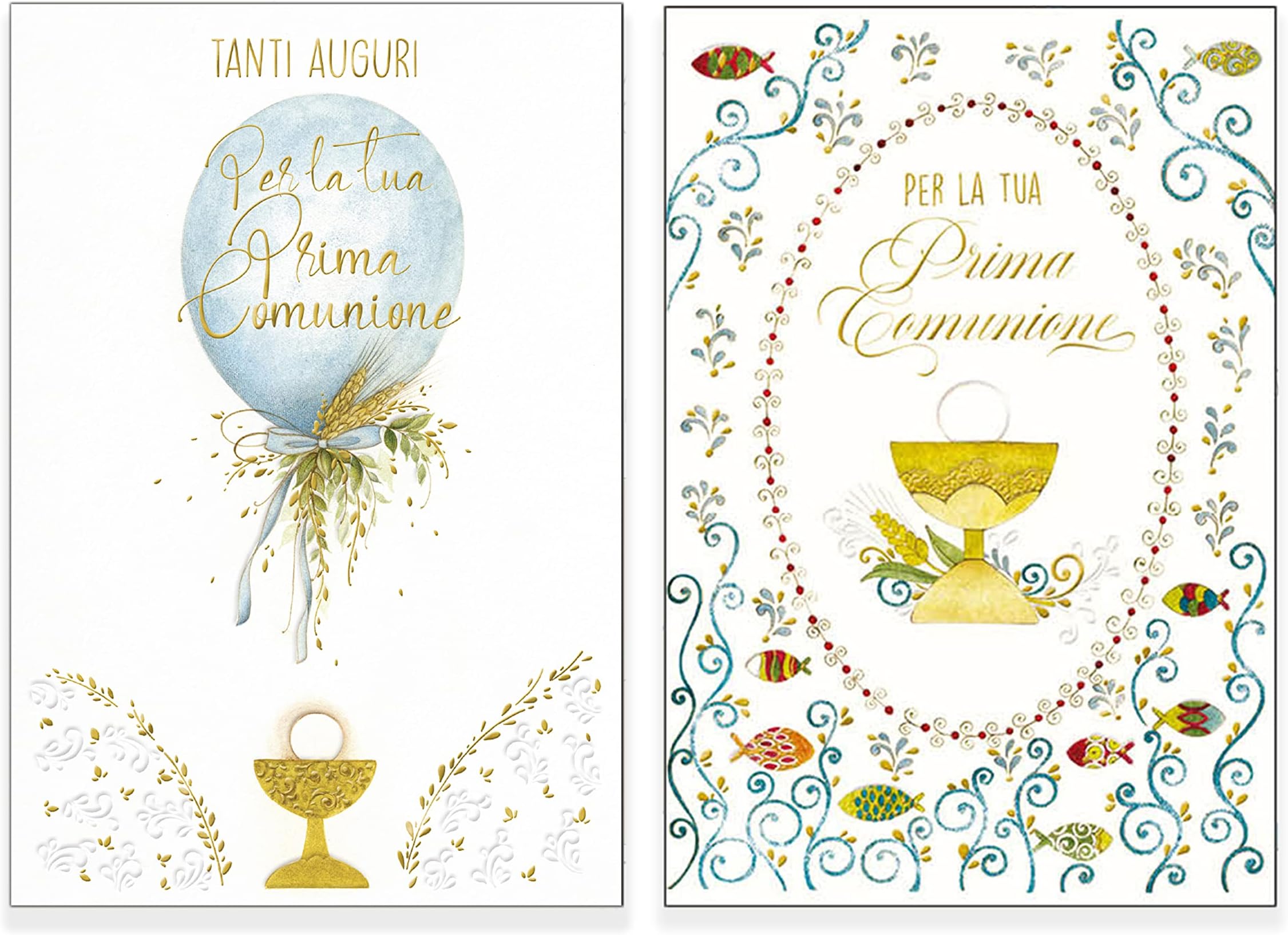 Biglietti Augurali Per Prima Comunione Biglietto d'auguri ORIGAMO La mia PRIMA COMUNIONE lui - Biglietto