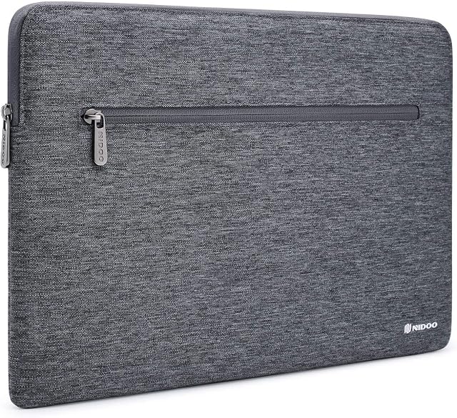 NIDOO 12.5-13.3 Inch Laptop Case Sleeve Notebook Bag Protective Cover for Lenovo Thinkpad X390 Yoga X395 C930 L390 L13 / 13.5" Surface Book 3 / Surface Laptop 2 3 / Asus ZenBook 14, Grey