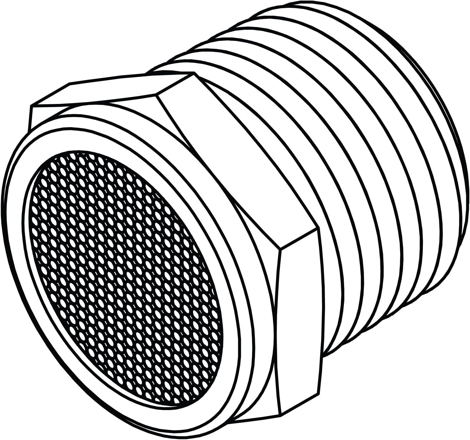 Tompkins BV-06 Pipe Fitting, Breather Vent Plug, 3/8-18, Brass