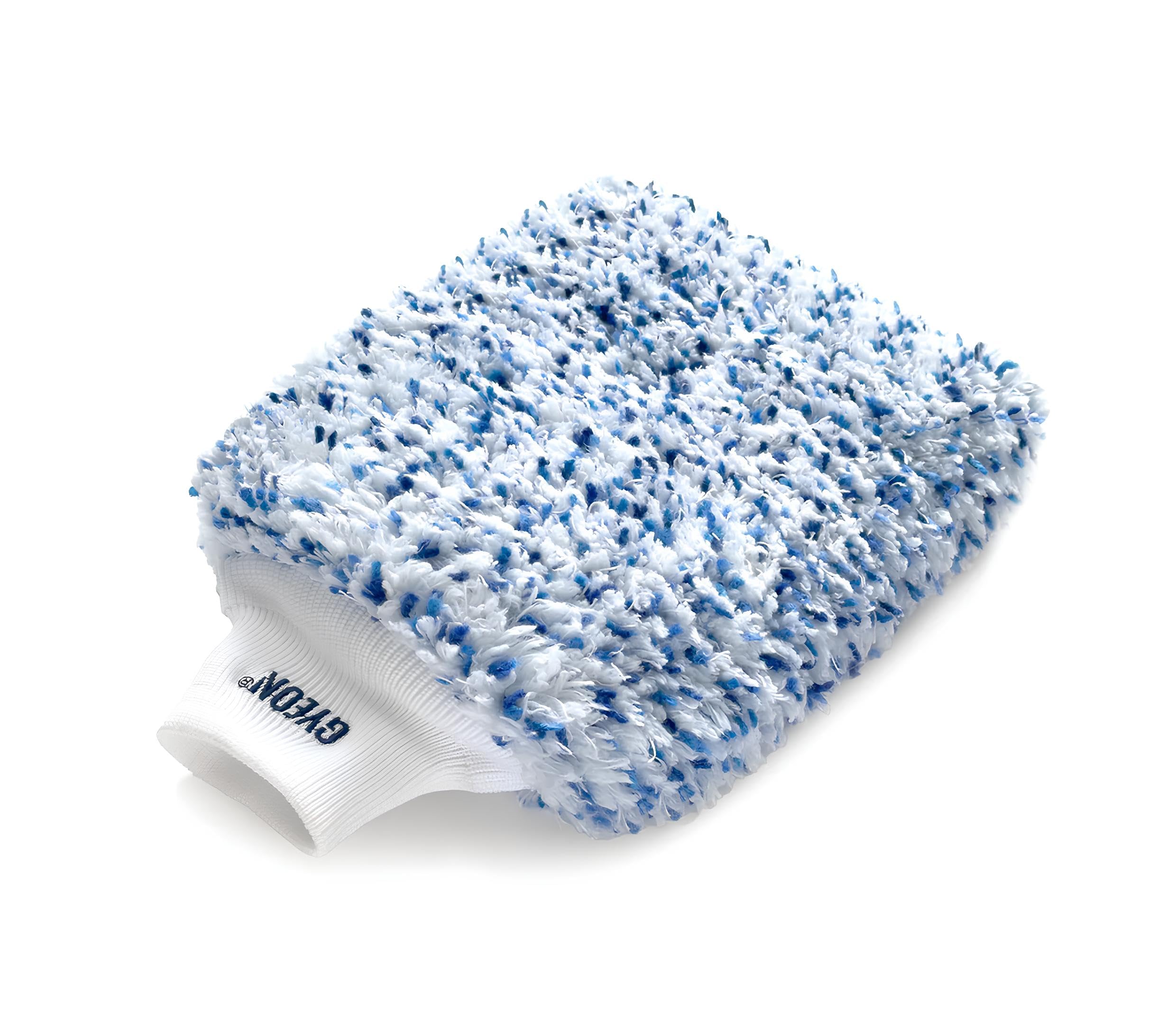 Gyeon Smoothie EVO Microfiber Car Wash Mitt Edgeless Synthetic Korean Microfiber Wash Glove Scratch‑Free Paint Safe Car Detailing Tool Professional Grade Gloss Enhancing Dirt Lifting Mitt