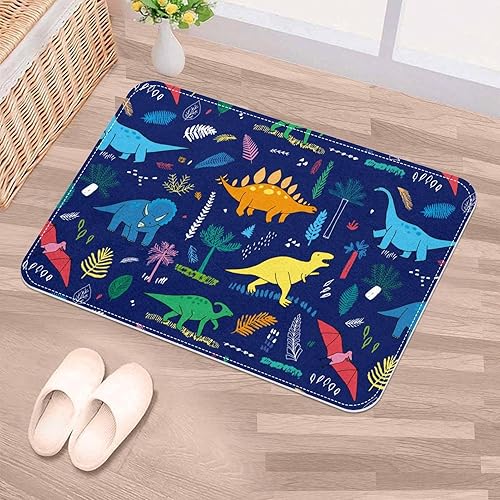 Miniatura 2 de Tapete duradero para puerta delantera, antideslizante, absorbente, resistente a la suciedad, para decoración de habitaciones, 24 x 16 pulgadas