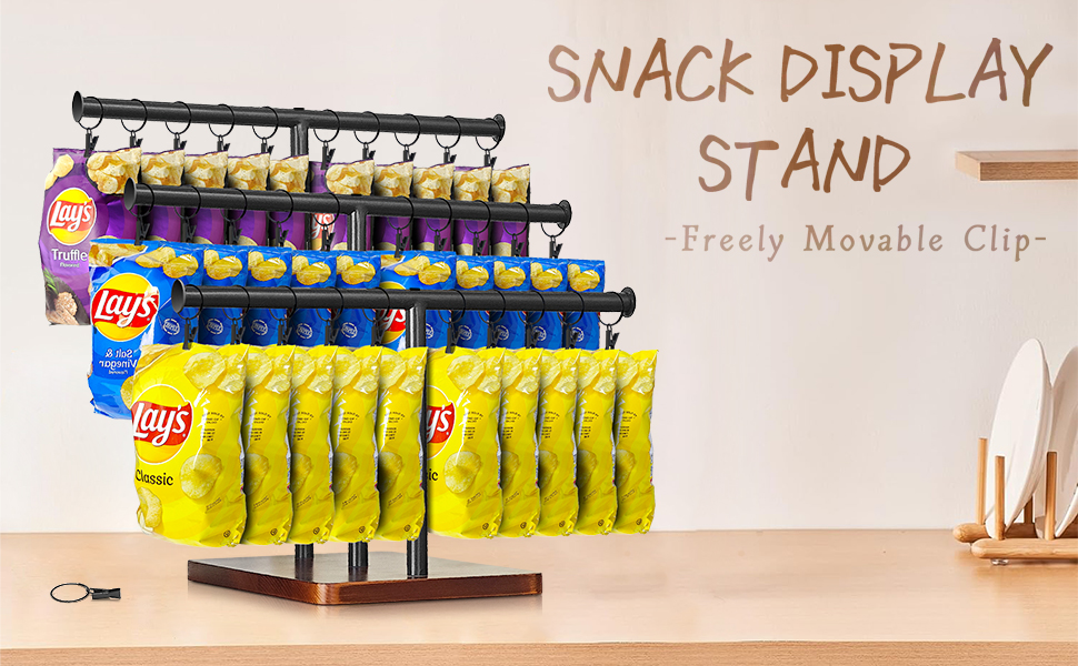 Watch Usluole Chip Rack Display Stand, Installation Video on Amazon Live