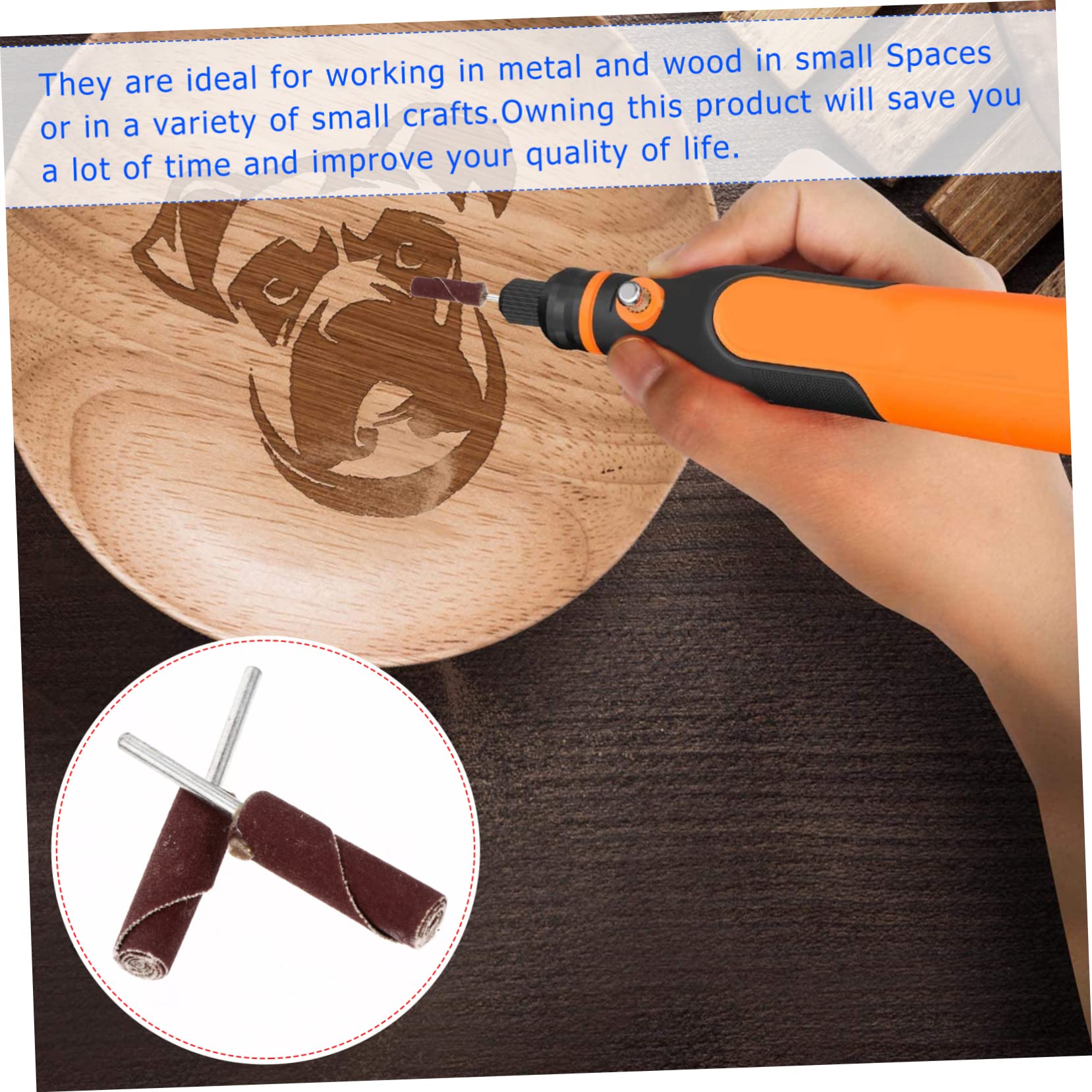 SOLUSTRE 3sets Angle Grinder Flap Wheels Assorted Grit Sandpaper Discs Abrasive Discs Grit Sandpaper for Grinder 10pcs*3